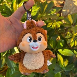 Disney Inspired Pop Mart Chip’n Dale Family Cute Together Bling Box Keychain